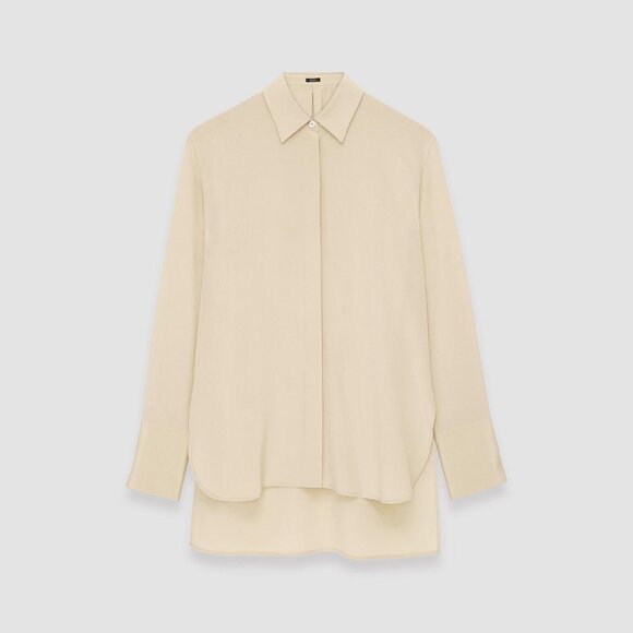 Silk Crepe de Soie Bold Blouse - Picture 8 of 10